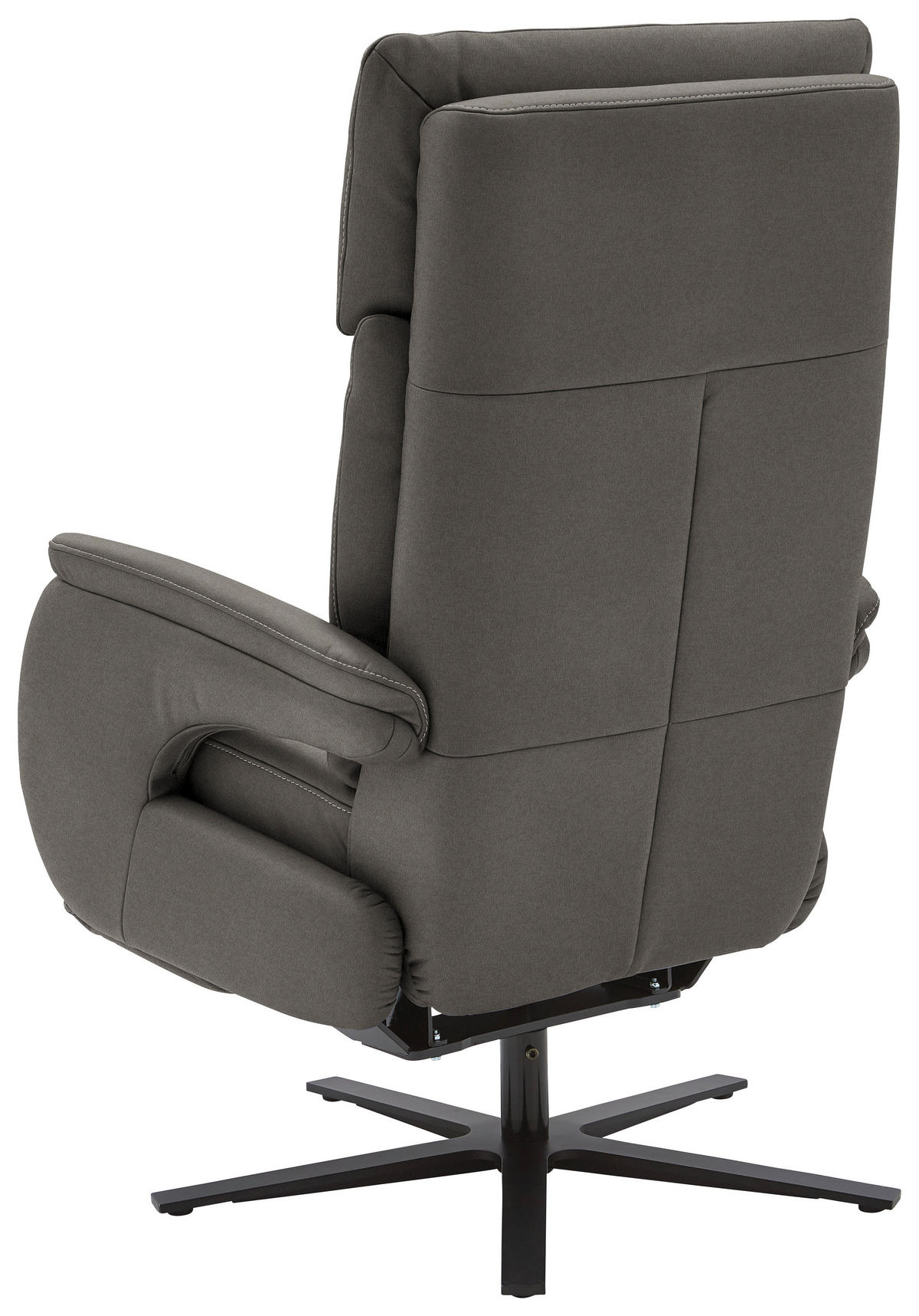 RELAXSESSEL in Textil Schieferfarben  - Schieferfarben/Schwarz, Design, Textil/Metall (70/117/85cm) - Dieter Knoll
