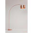 BOGENLEUCHTE - Chromfarben/Kupferfarben, Design, Metall (160/206/40cm) - KARE-Design