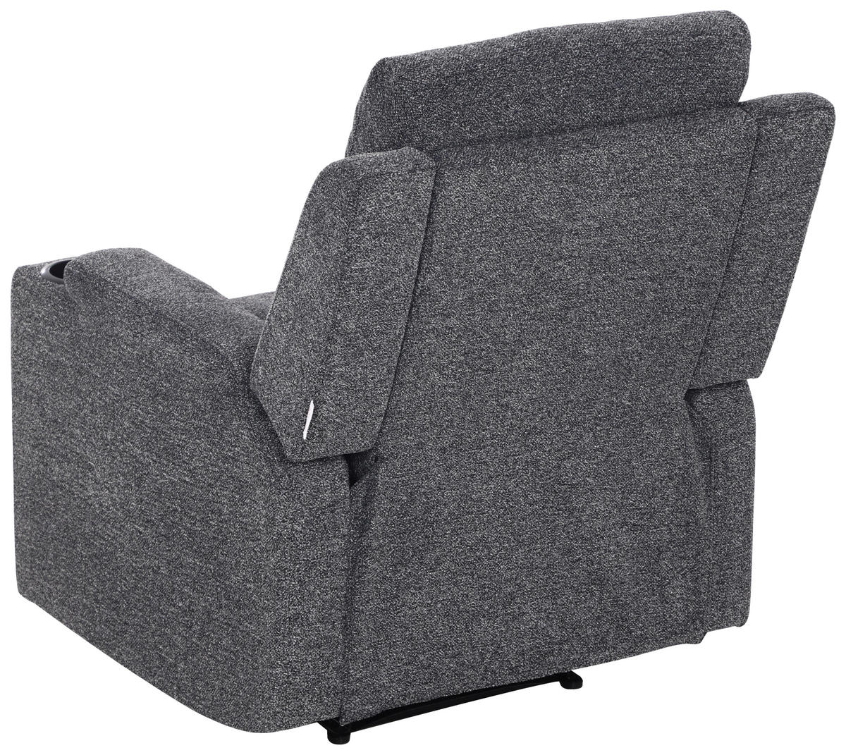 FERNSEHSESSEL Webstoff Grau  - Schwarz/Grau, MODERN, Kunststoff/Textil (81/99/95cm) - MID.YOU
