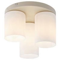 DECKENLEUCHTE  32/23 cm    - Sandfarben, Trend, Glas/Metall (32/23cm) - Novel