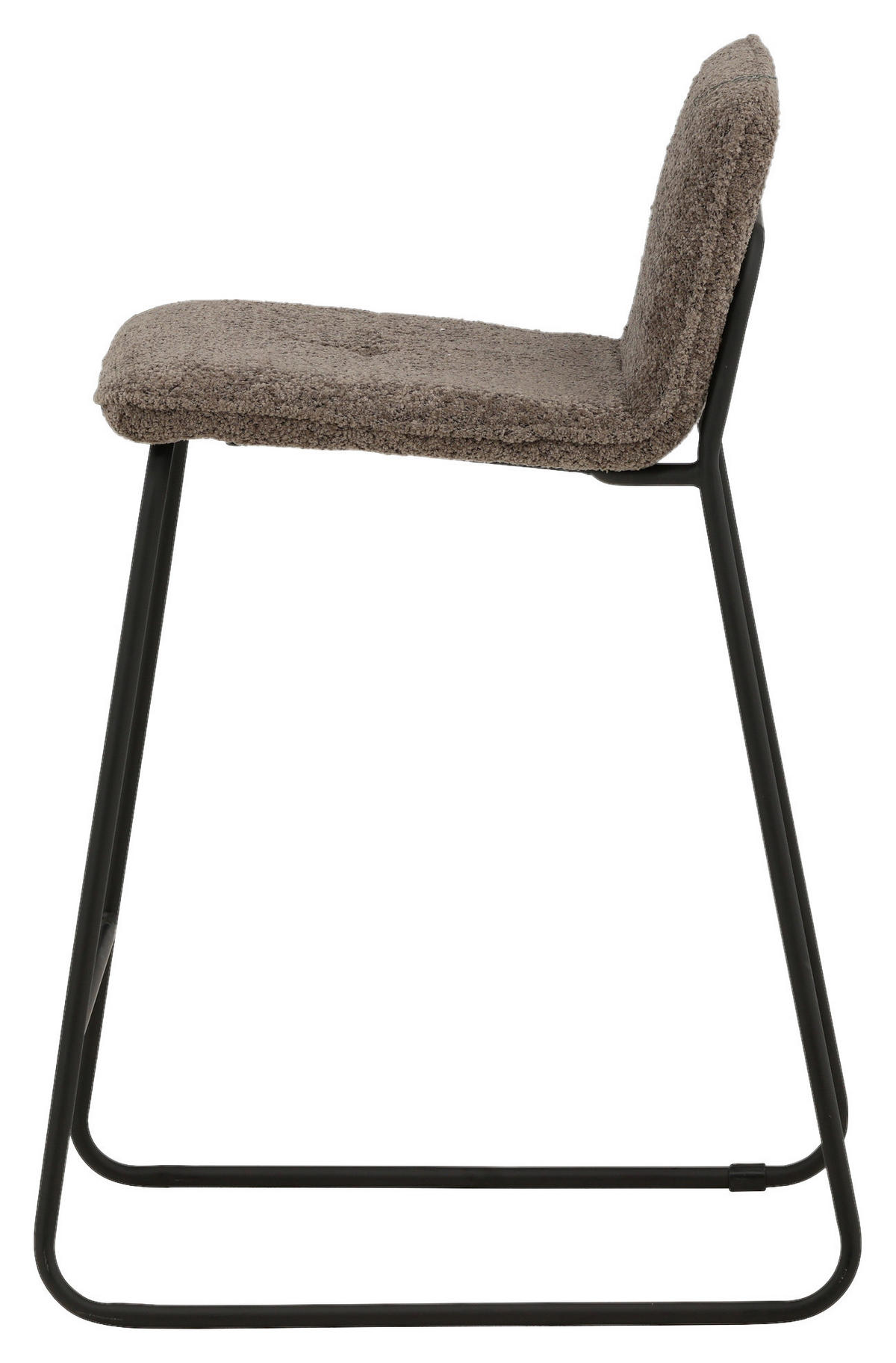 BARHOCKER-SET Schwarz, Dunkelgrau Stahl  - Dunkelgrau/Schwarz, Design, Kunststoff/Textil (41/84/50cm) - Livetastic