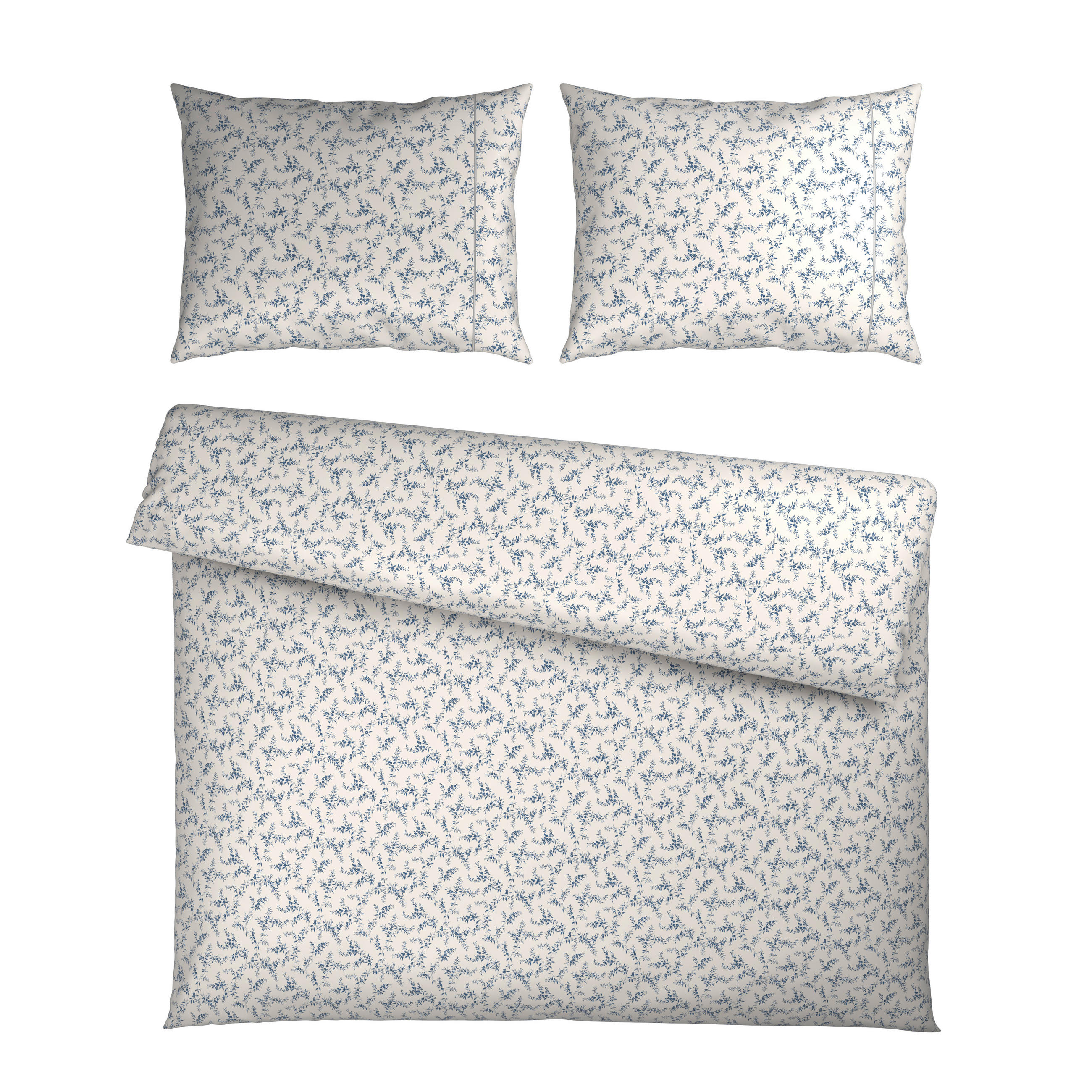 POSTELJNINA Mavie 200/200 cm saten modra  - modra, Konvencionalno, tekstil (200/200cm) - Esposa