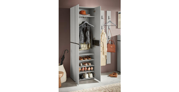 GARDEROBE 5-teilig  in 300/199/40 cm  - Kaschmir, Design, Holzwerkstoff (300/199/40cm) - Voleo