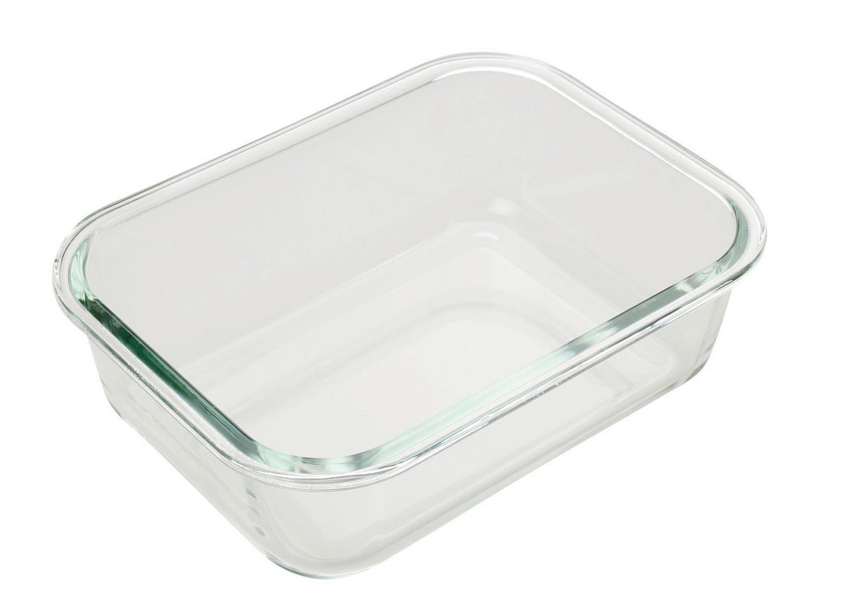 VORRATSDOSE  - Klar/Grau, Design, Glas/Kunststoff (1050ml) - Chefkoch+Fackelmann