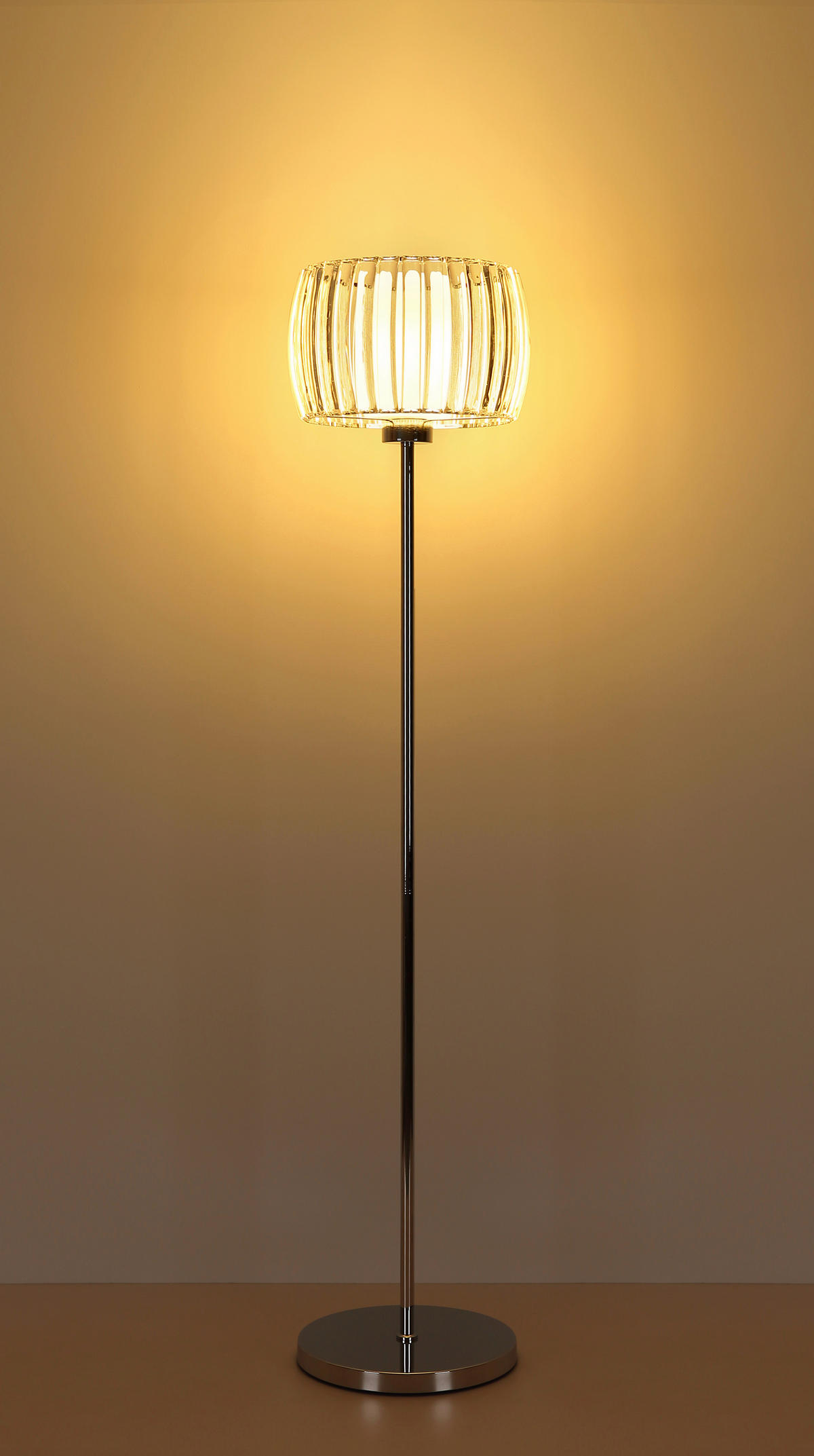 STOJACÍ LAMPA, 32,5/150 cm  - čiré/opál, Design, plast/sklo (32,5/150cm) - Globo