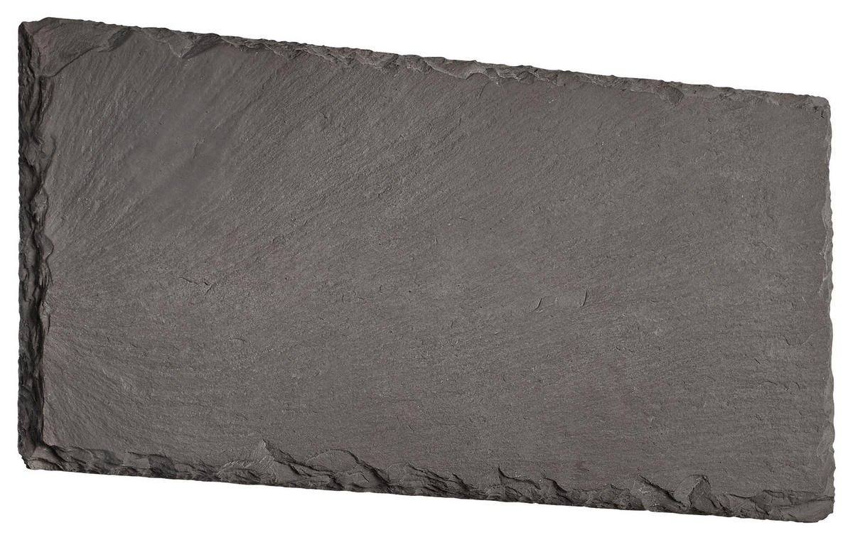 LED-WANDLEUCHTE 25/12/2 cm   - Schieferfarben/Schwarz, Basics, Stein (25/12/2cm)