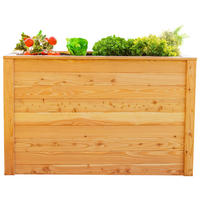 HOCHBEET  - Lärchefarben, Basics, Holz (65/84/130cm) - Ambia Garden