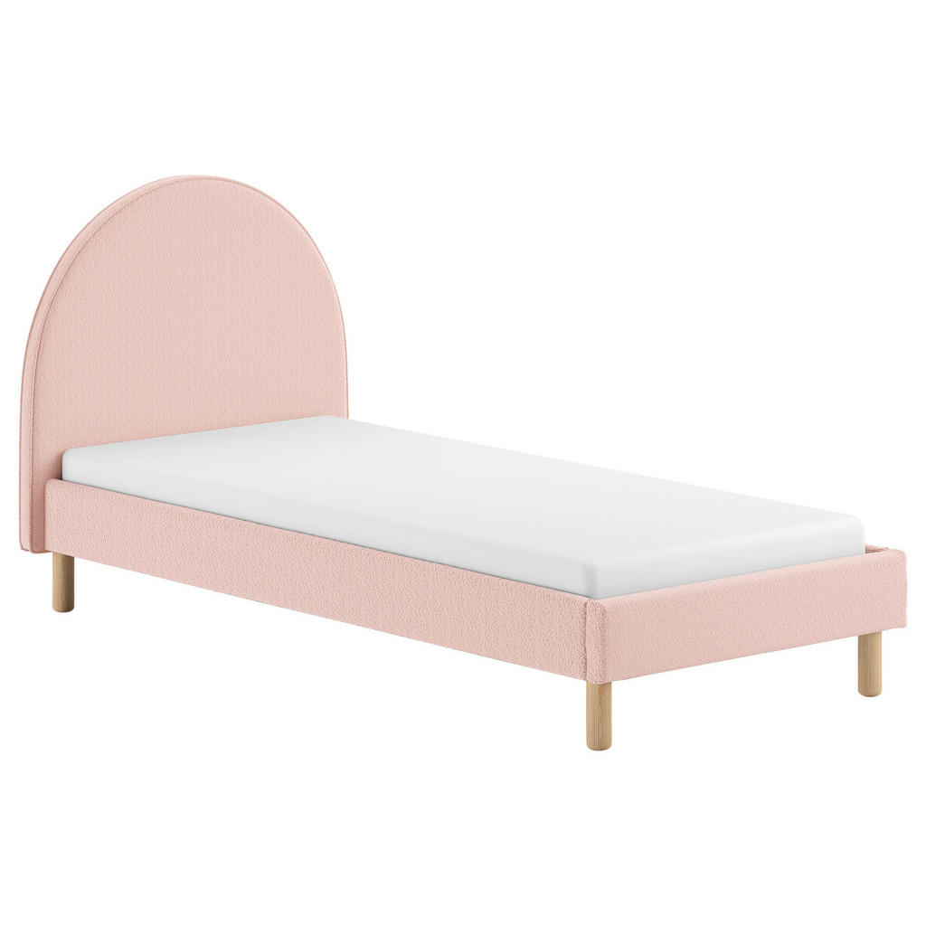 Thumbnail - Mid.you Kinder-/Juniorbett, Rosa, Holz, Pinie, Uni, 90x200 cm, Lattenrost,Federholzleisten verleimt, alternative Größen ...