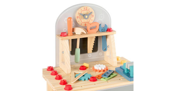 KINDERWERKBANK  - Multicolor, Basics, Holz/Kunststoff (45,5/30/76,5cm) - My Baby Lou