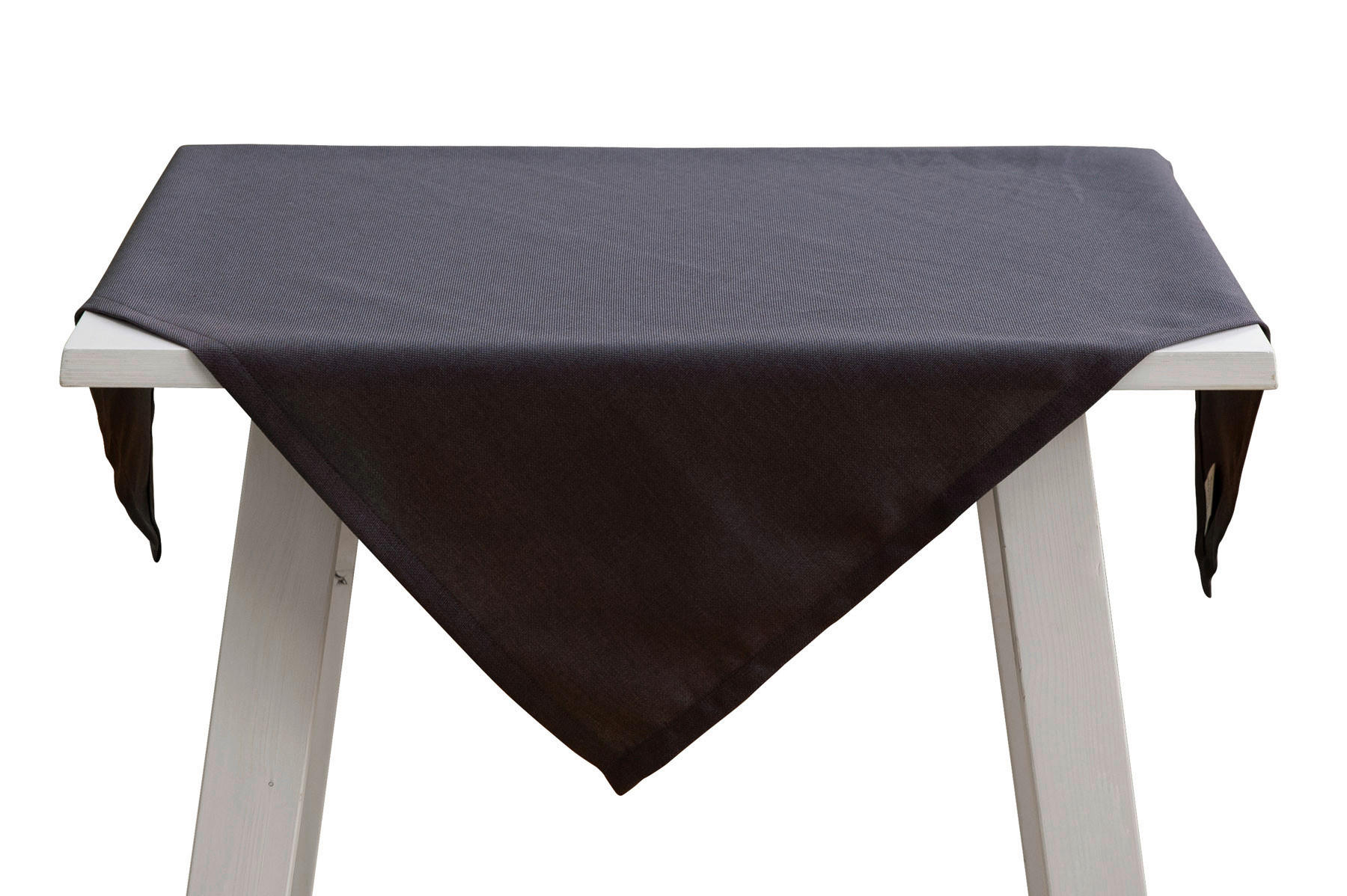 TISCHDECKE 85/85 cm  - Anthrazit, Basics, Textil (85/85cm)