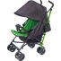 BUGGY Nizza - Schwarz/Grün, KONVENTIONELL, Textil/Metall (108/81/47cm) - My Baby Lou BUGGY Nizza - Schwarz/Grün, KONVENTIONELL, Textil/Metall (108/81/47cm) - My Baby Lou
