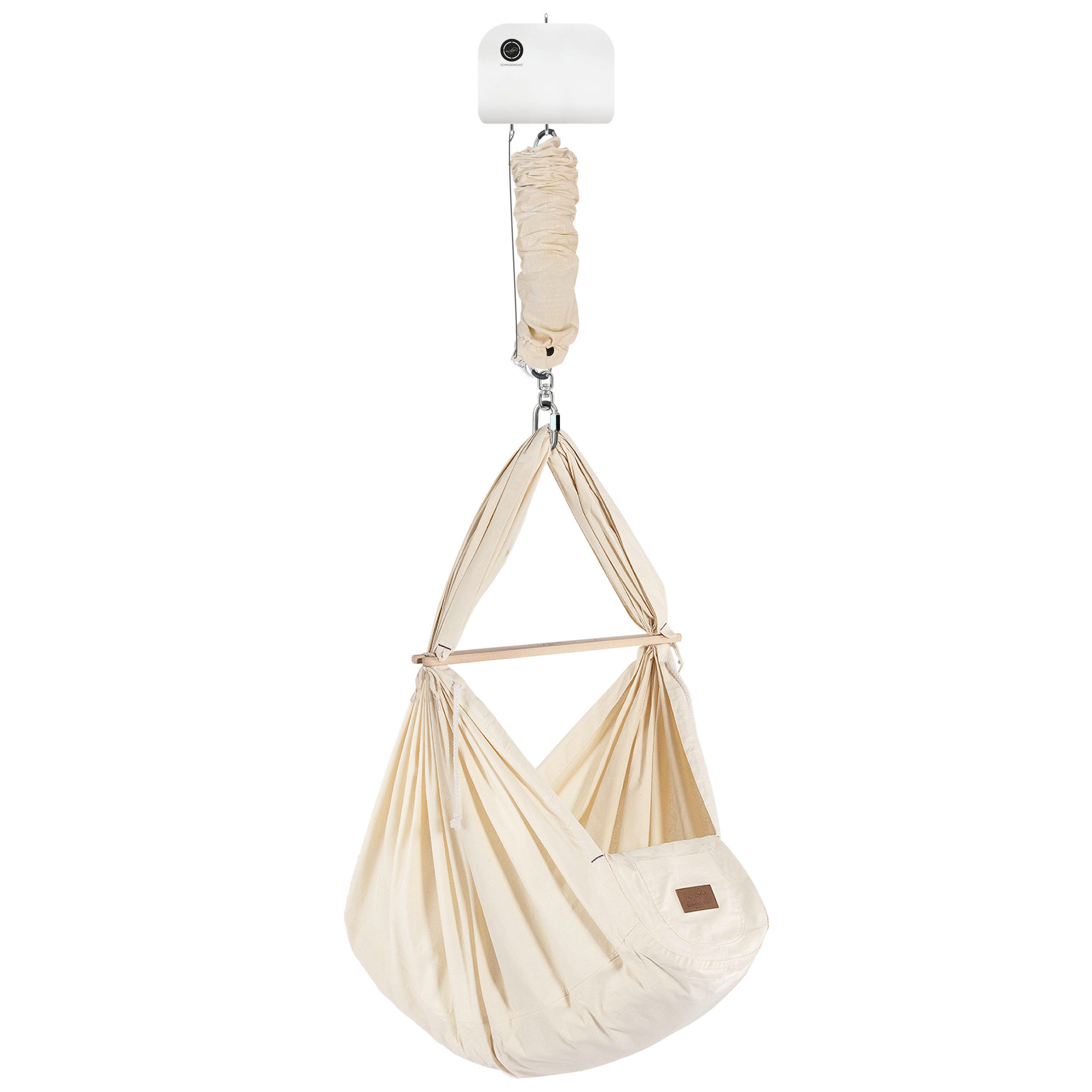 FEDERWIEGE  Beige  - Beige, Basics, Textil (137/30/165cm) - SCHMUSEWOLKE