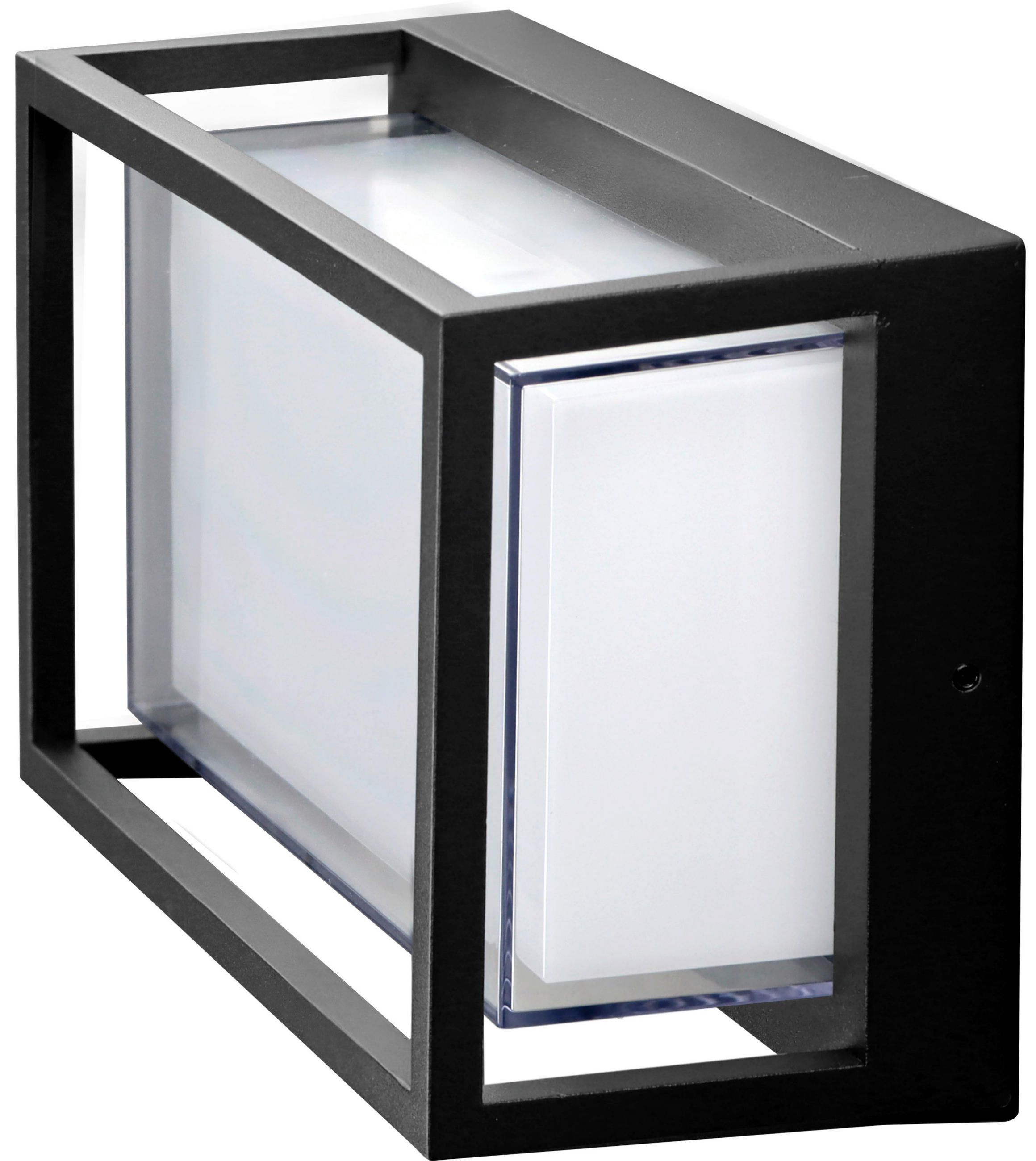 AUSSENWANDLEUCHTE MERGA 24/14,5/10 cm  - Anthrazit, KONVENTIONELL, Metall (24/14,5/10cm)