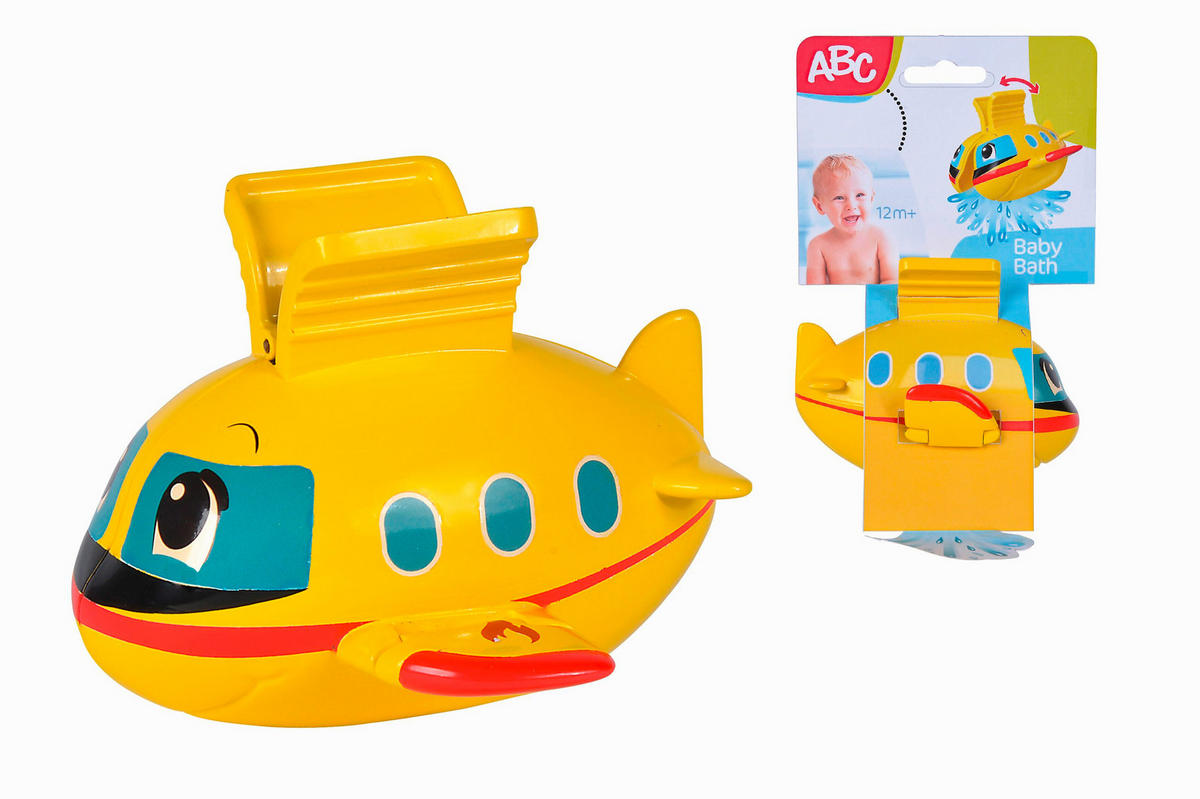 BADESPIELZEUG - Gelb/Multicolor, Basics, Kunststoff (12/11,50/21cm)