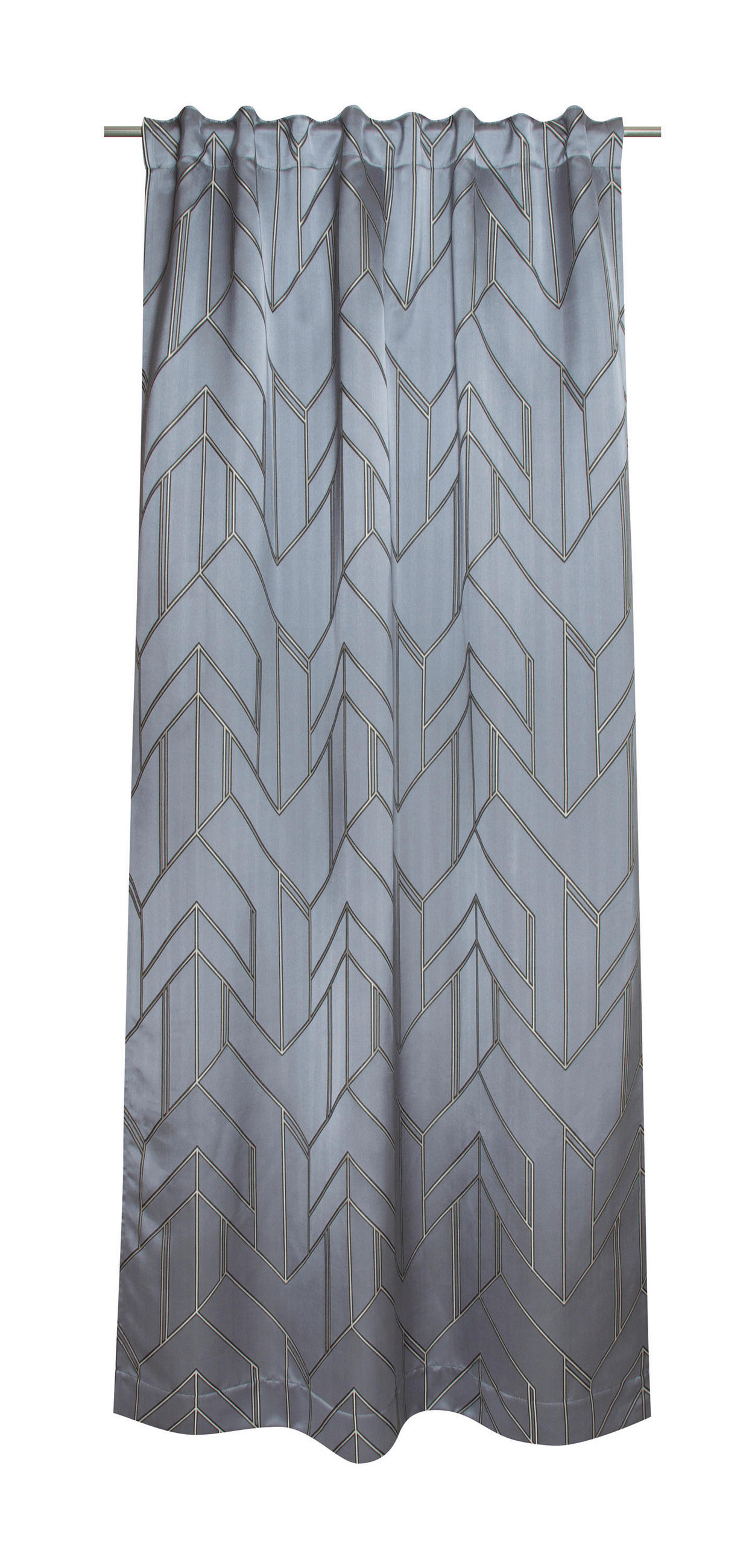 FERTIGVORHANG Elian blickdicht 130/250 cm   - Anthrazit/Grau, Basics, Textil (130/250cm) - Schöner Wohnen