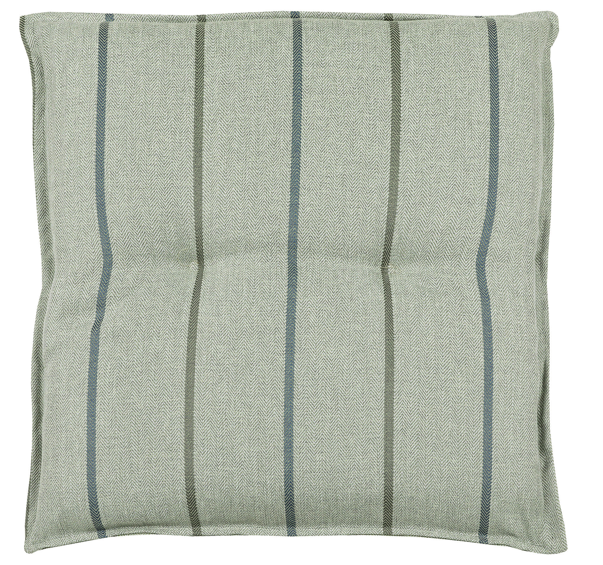 HOCKER-/WENDEAUFLAGE  - Salbeigrün, Design, Textil (50/7/50cm)
