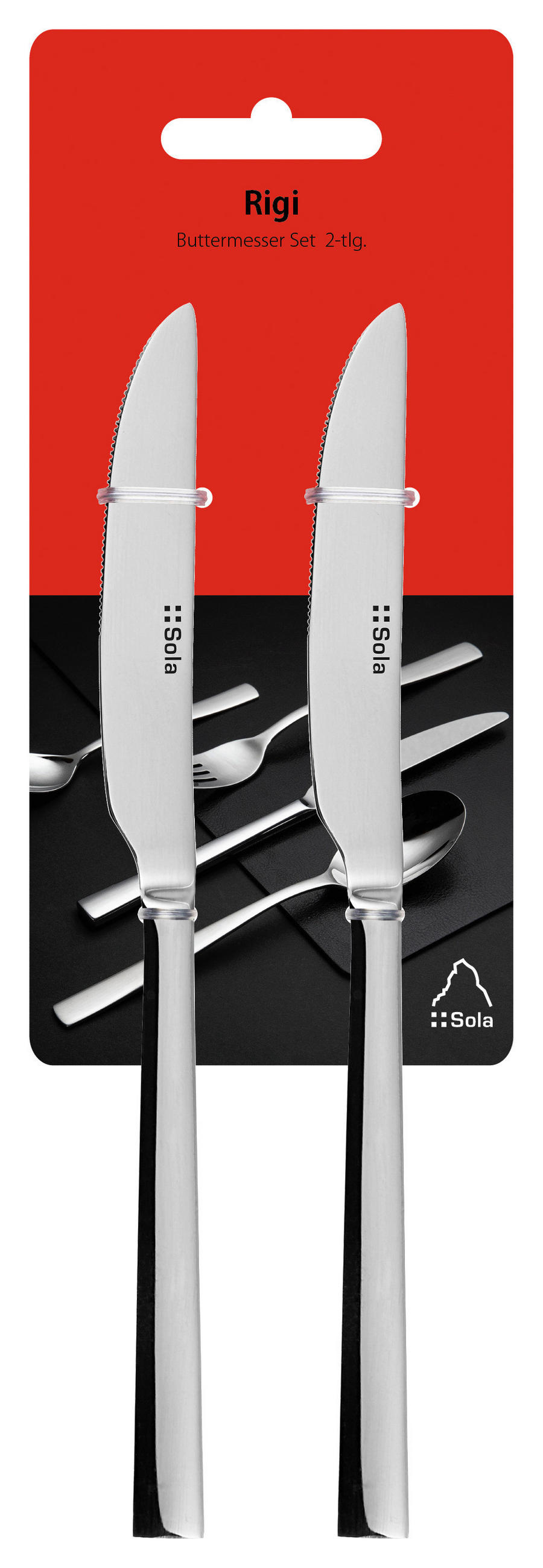 MESSERSET 2-teilig  - Basics (17.9cm) - Sola