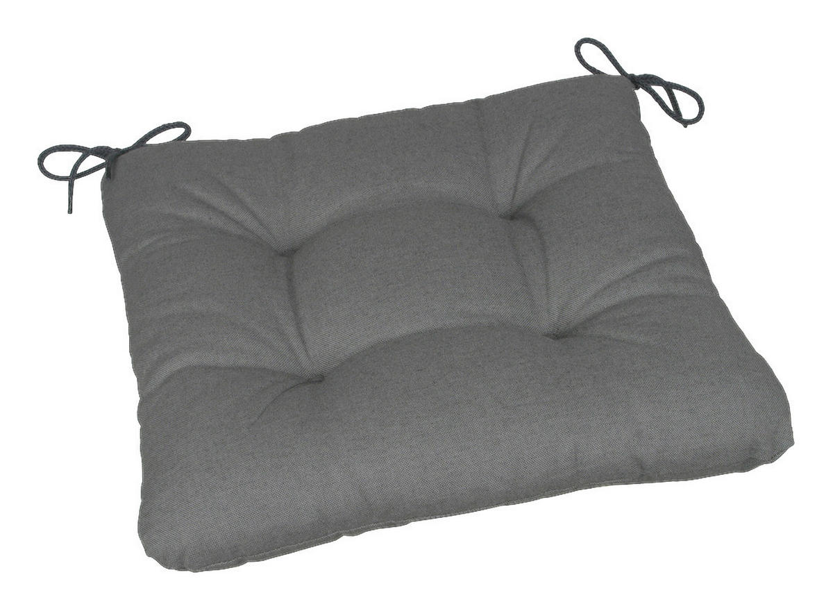 PERNĂ DE EXTERIOR PENTRU ȘEZUT in antracit  - antracit, Design, textil (38/5/38cm)