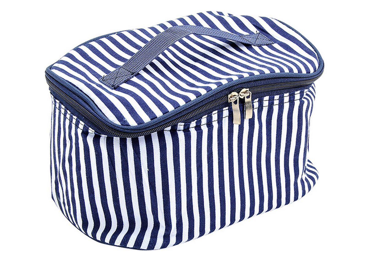 PICKNICKKORB für 4 Personen  - Hellbraun, Basics, Holz/Textil (48/32/40cm)