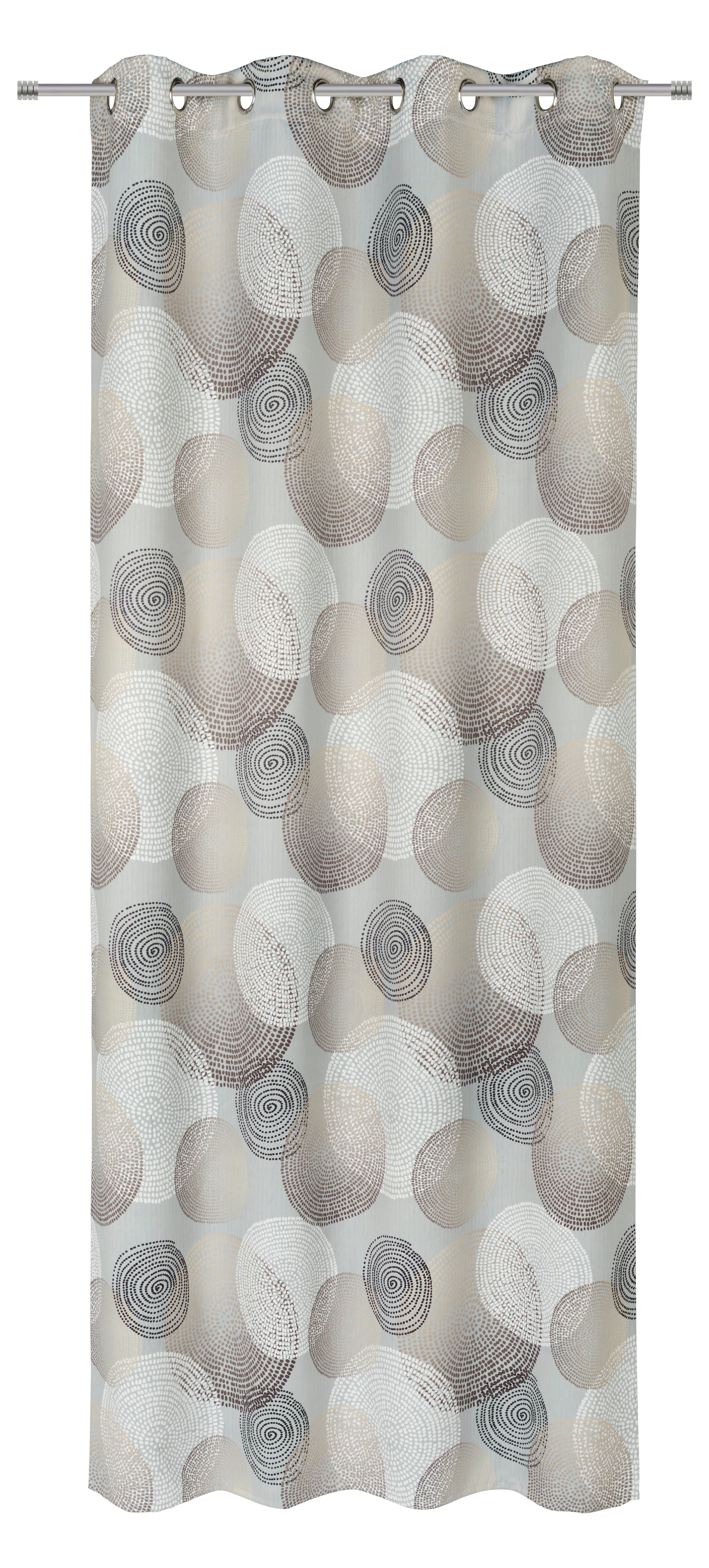 ÖSENVORHANG blickdicht  - Naturfarben, Basics, Textil (135/245cm) - Esposa