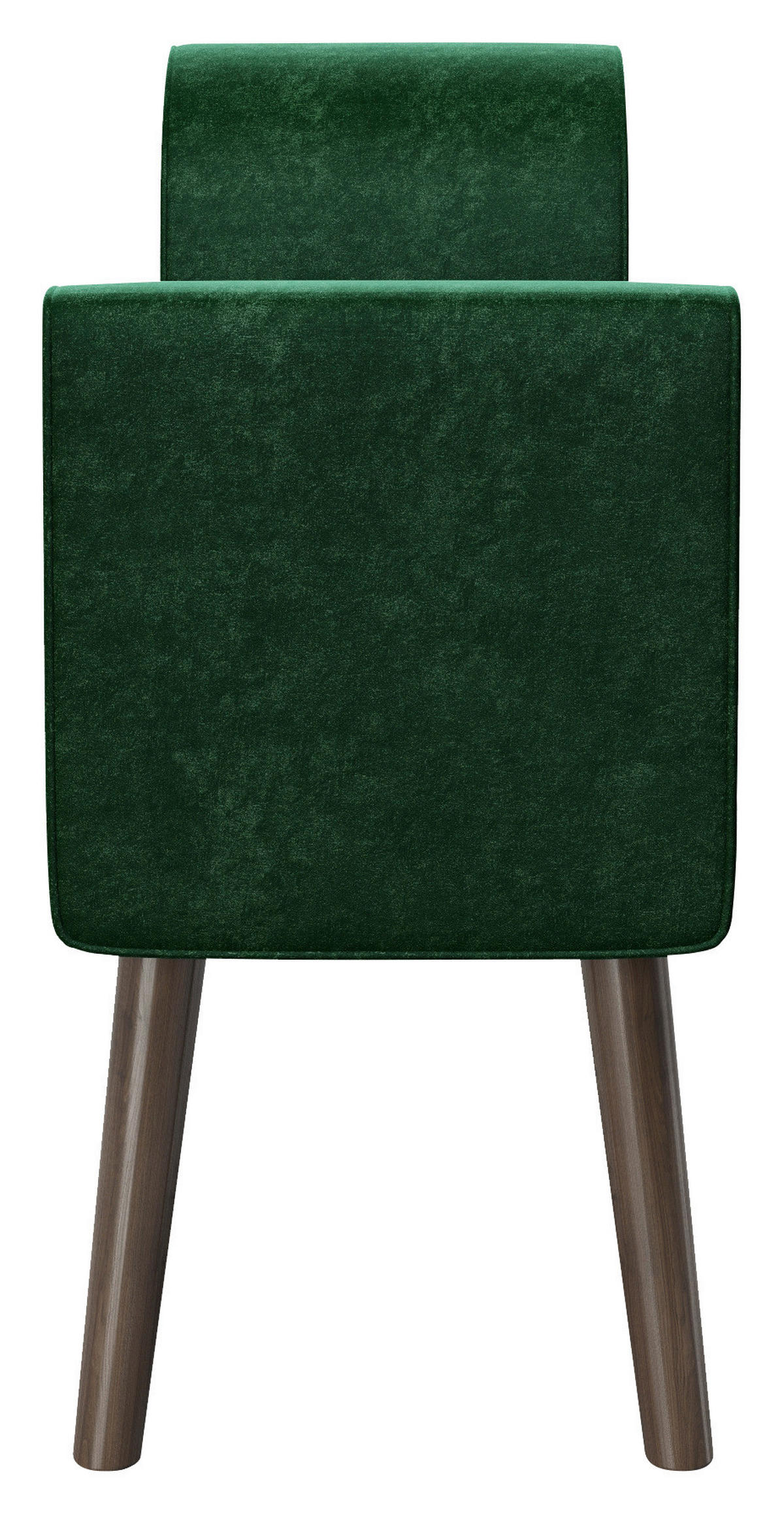 KLOP BREZ NASLONA, tekstil zelena  - barva oreha/zelena, Moderno, tekstil/les (92.7/54,5/30cm) - Playboy