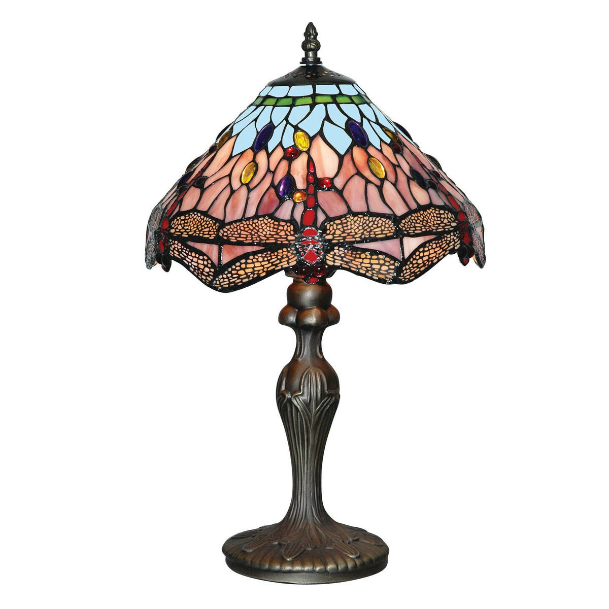 STONA LAMPA - boja mesinga, Konvencionalno, staklo/metal (30/45cm)