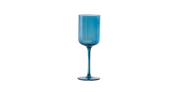 WEINGLAS 340 ml  - Blau, Trend, Glas (7,5/22cm) - Novel