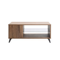 KLUBSKA MIZA, 128/66,5/53,7 cm  - Design, leseni material (128/66,5/53,7cm) - Carryhome