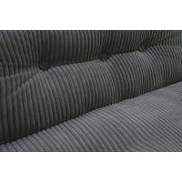SOFAELEMENT in Cord Grau  - Grau, Design, Textil (80/43/80cm) - P & B