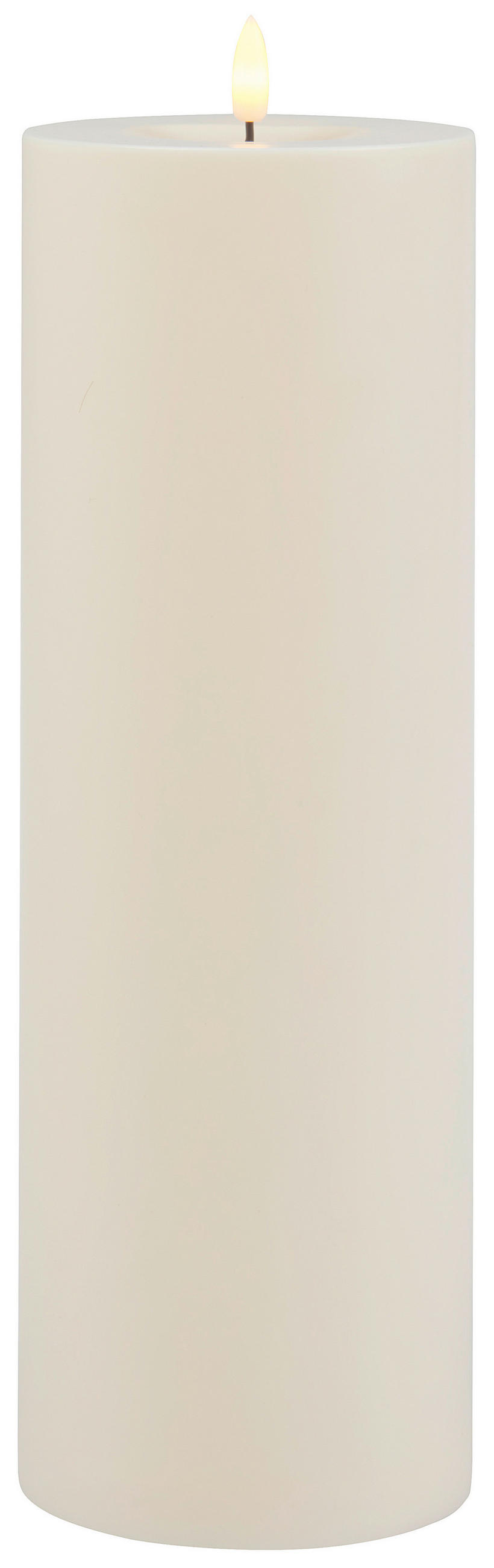 LED-KERZE 10/32,5 cm  - Creme, Basics, Kunststoff (10/32,5cm) - Ambia Home