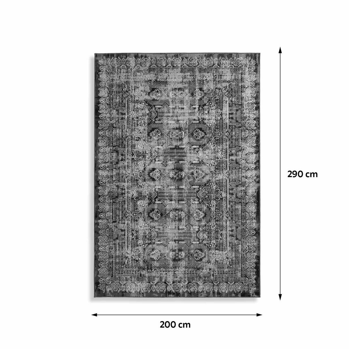 VINTAGE-TEPPICH 200/290 cm Ariya Blau  - Blau, Trend, Textil (200/290cm) - Kayoom