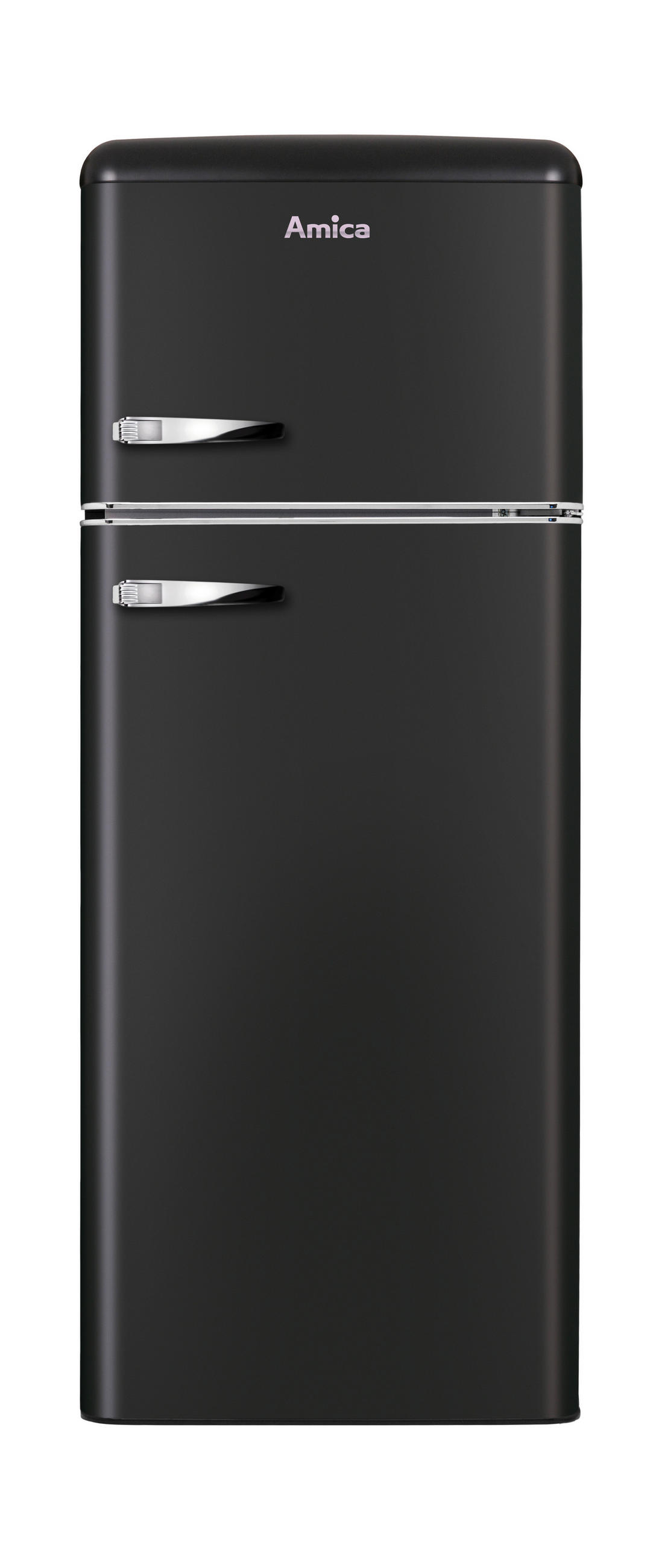 KÜHL-GEFRIER-KOMBINATION KGC15637MS  - Schwarz, Basics, Metall (55/144/61,5cm) - Amica