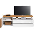 LOWBOARD 170/57/40 cm - Eichefarben/Weiß, Design, Holz/Holzwerkstoff (170/57/40cm) - Xora