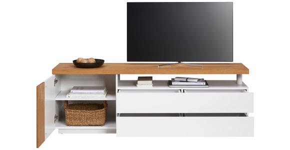 LOWBOARD 170/57/40 cm - Eichefarben/Weiß, Design, Holz/Holzwerkstoff (170/57/40cm) - Xora