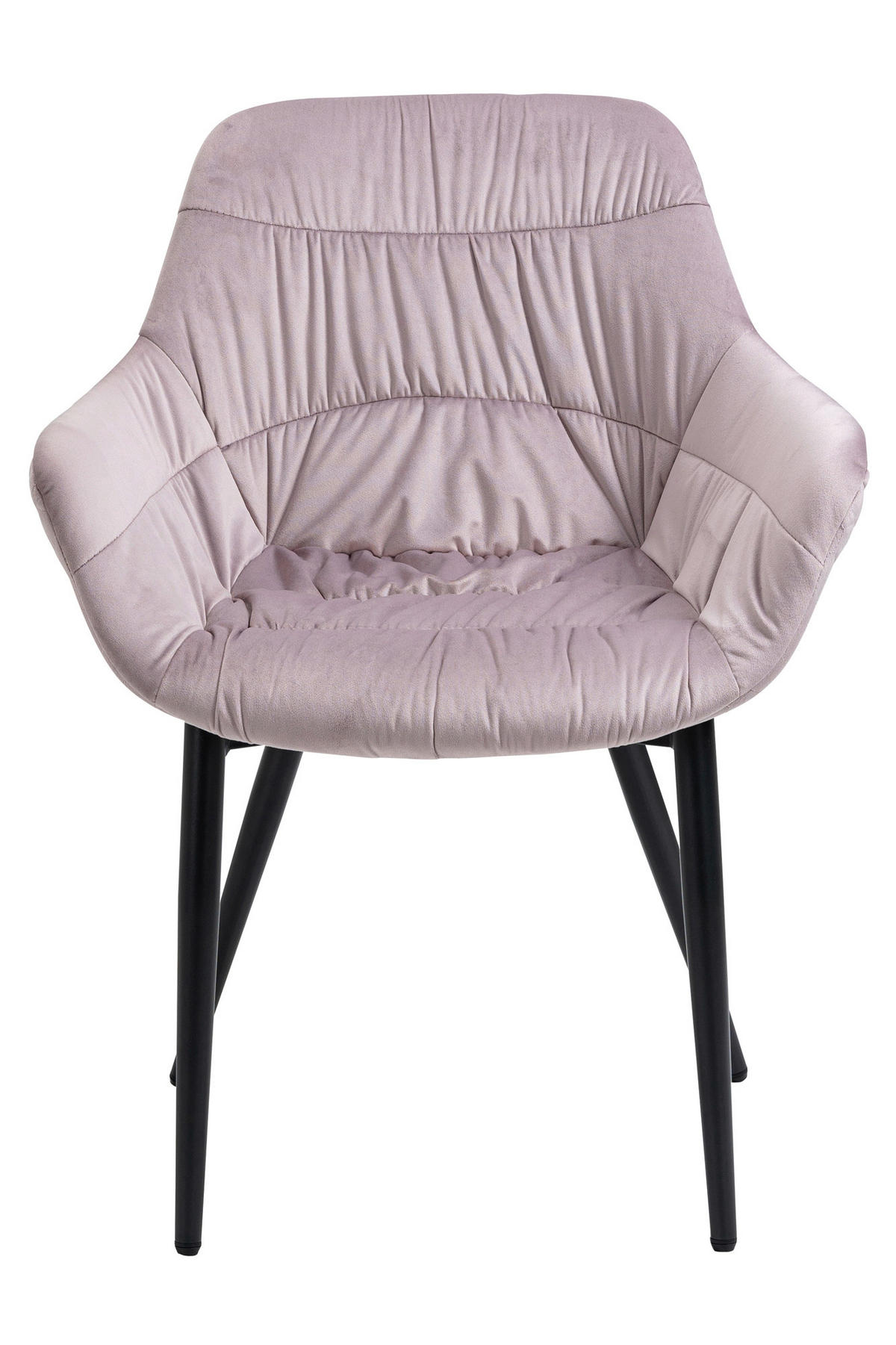 TISCHGRUPPE Naturfarben, Rosa  - Rosa/Naturfarben, MODERN, Holz/Textil (160/85/76,5cm) - Livetastic