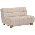 SCHLAFSOFA  in Flachgewebe Sandfarben  - Sandfarben/Naturfarben, MODERN, Holz/Textil (145/92/102cm) - Novel