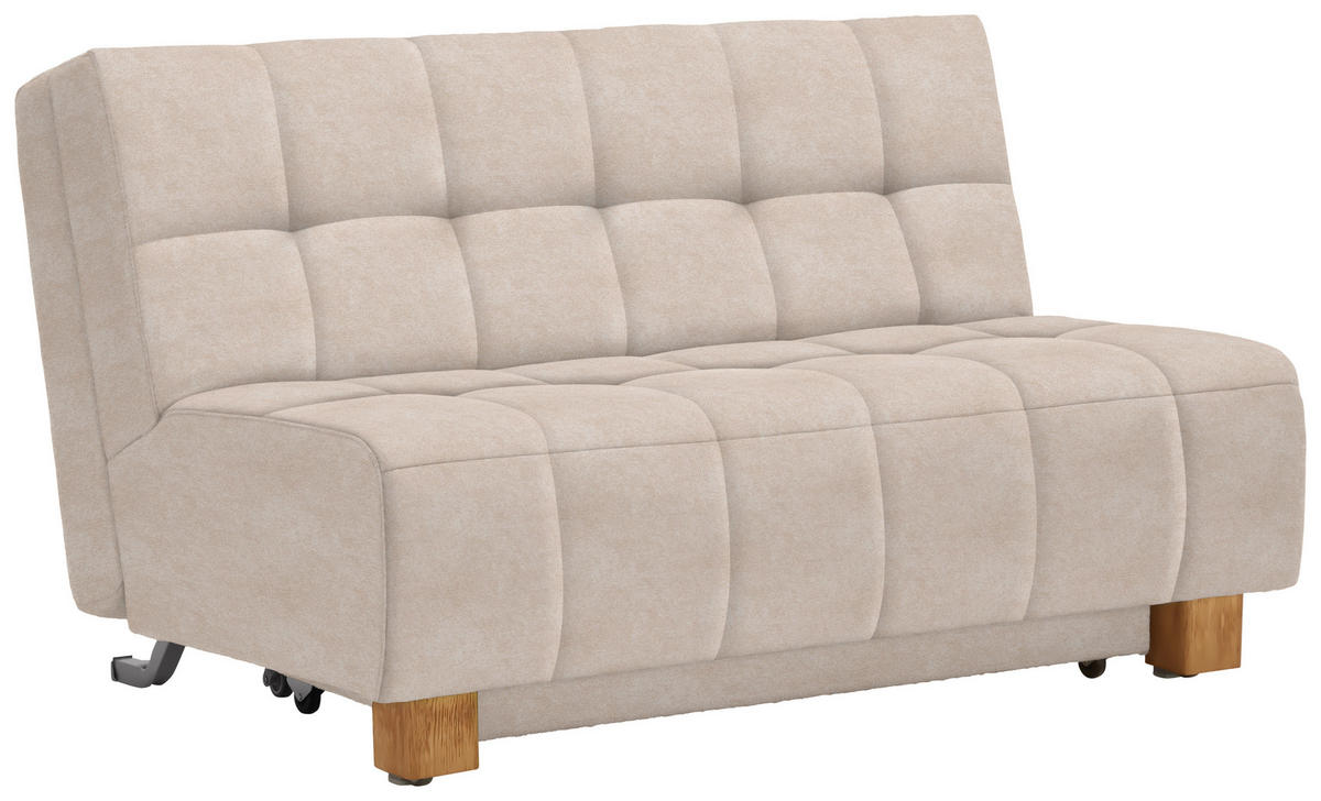 SCHLAFSOFA in Textil Sandfarben  - Sandfarben/Naturfarben, Modern, Holz/Textil (145/92/102cm) - Novel