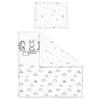 BABYBETTWÄSCHE 80/80 cm  - Weiß/Grau, Trend, Textil (80/80cm) - Patinio