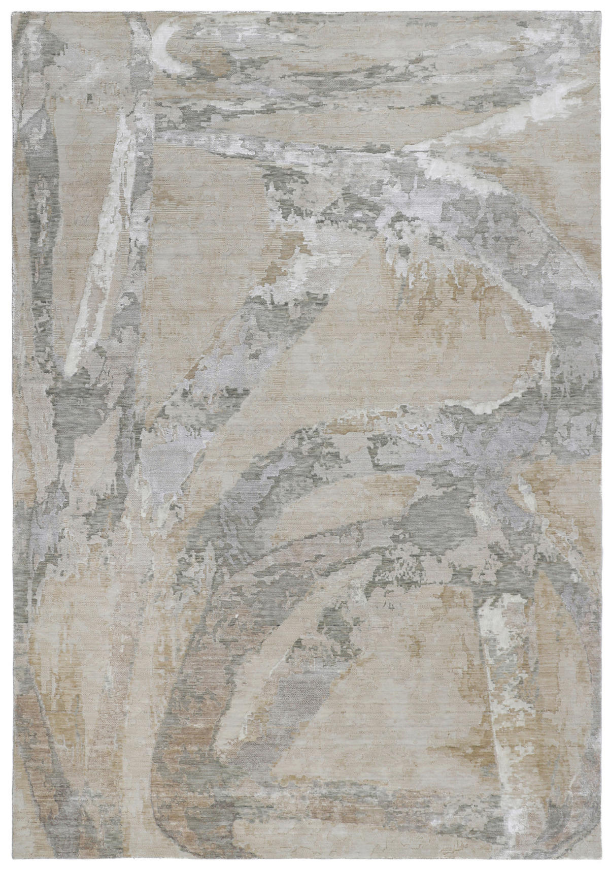 ORIENTÁLNÍ KOBEREC, 160/230 cm béžová - béžová, Basics, textil/plast (160/230cm)