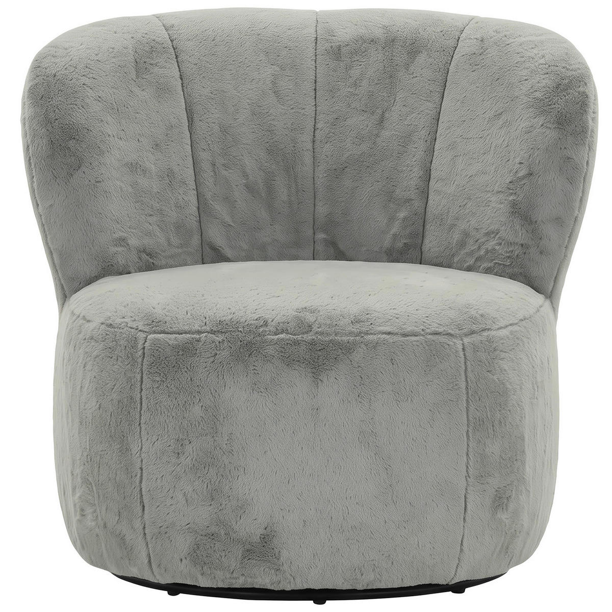 SESSEL in Plüsch Salbeigrün  - Salbeigrün/Schwarz, MODERN, Textil/Metall (82/78/81cm) - Carryhome