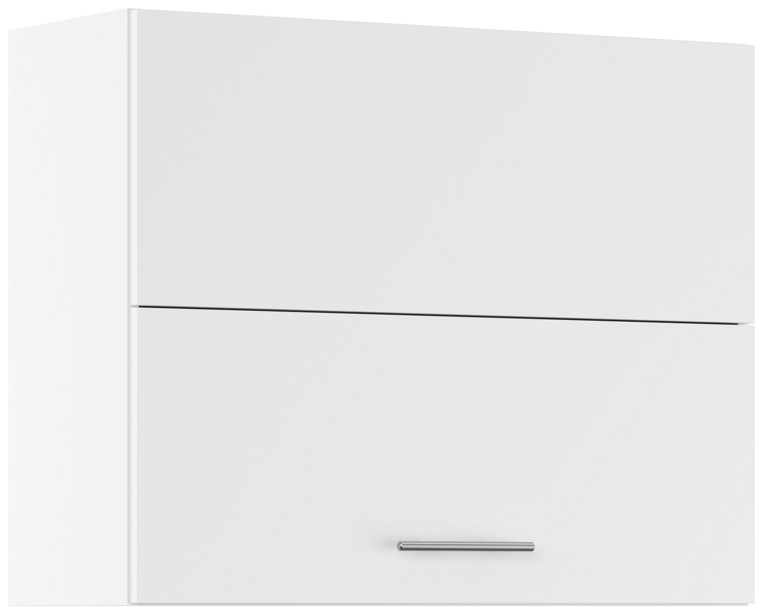 KÜCHENOBERSCHRANK 90/72,3/34,2 cm  in Weiß  - Edelstahlfarben/Weiß, Basics, Holzwerkstoff/Metall (90/72,3/34,2cm) - Impuls