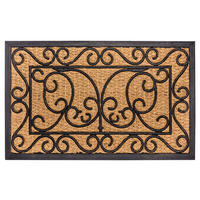 KOKOSMATTE  45/75 cm  Schwarz, Hellbraun  - Hellbraun/Schwarz, Basics, Naturmaterialien/Kunststoff (45/75cm) - Hanse Home
