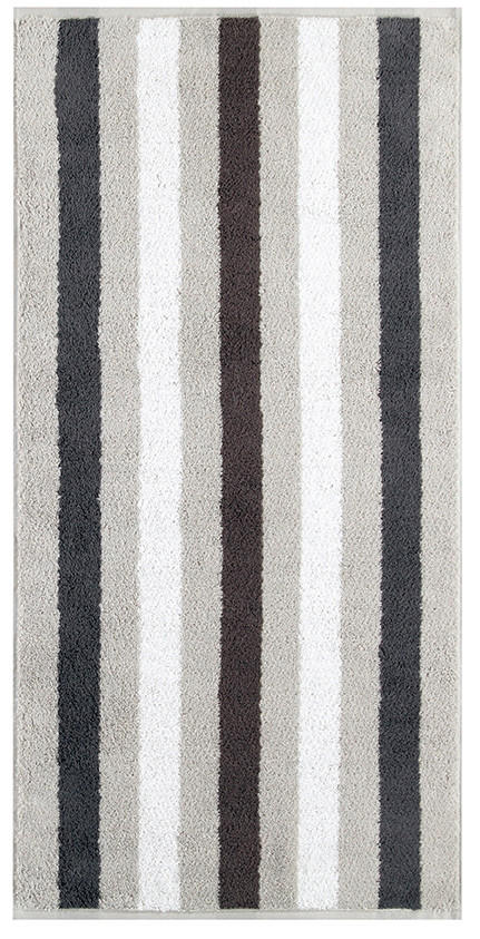 HANDTUCH Heritage Stripes  - Platinfarben, Basics, Textil (50/100cm) - Cawoe