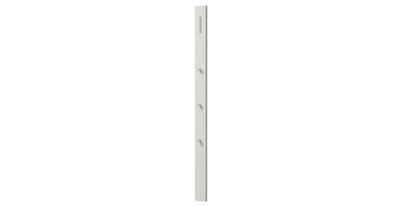 GARDEROBE 5-teilig in 220/185/33 cm - Weiß, Design, Glas/Holzwerkstoff (220/185/33cm) - Moderano