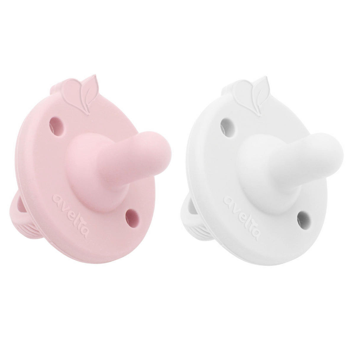 SCHNULLER - Rosa/Weiß, Basics, Kunststoff - Avelia