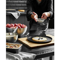 CREPESPFANNE 28 cm  - Edelstahlfarben/Schwarz, Basics, Kunststoff/Metall (28cm) - Homeware Profession.