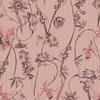 NON WOVEN-TAPET 52/1005 cm  - pink, Basics, papper/plast (52/1005cm)