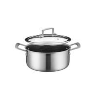 KOCHTOPF HESTIA KERAMIK 2,8 l  - Silberfarben/Schwarz, Basics, Metall (20/15cm) - Mäser