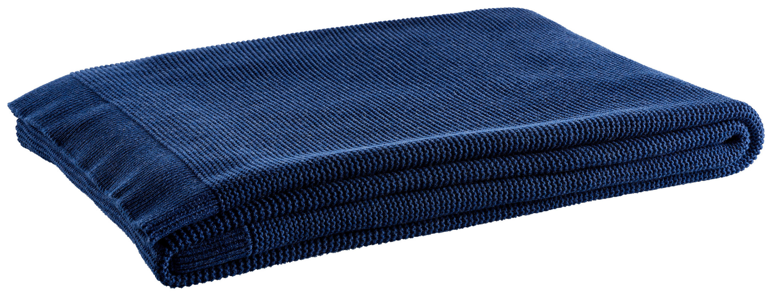 DOMÁCÍ DEKA, bavlna, 150/200 cm - tmavě modrá, Basics, textil (150/200cm) - Dieter Knoll