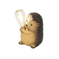 LED DÍSZLÁMPA - natúr színű, Basics, műanyag (15/14/18cm)